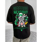 Men's Casual Cotton Blend Printed Round Neck Half Sleeve T Shirt