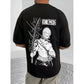 Men's Casual Cotton Blend Printed Round Neck Half Sleeve T Shirt