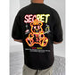 Men's Casual Cotton Blend Printed Round Neck Half Sleeve T Shirt