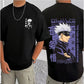 Men's Casual Cotton Blend Printed Round Neck Half Sleeve T Shirt