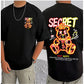 Men's Casual Cotton Blend Printed Round Neck Half Sleeve T Shirt