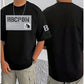 Men's Casual Cotton Blend Printed Round Neck Half Sleeve T Shirt
