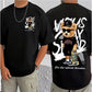 Men's Casual Cotton Blend Printed Round Neck Half Sleeve T Shirt