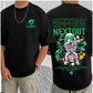 Men's Casual Cotton Blend Printed Round Neck Half Sleeve T Shirt