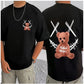 Men's Casual Cotton Blend Printed Round Neck Half Sleeve T Shirt