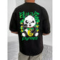 Men's Casual Cotton Blend Printed Round Neck Half Sleeve T Shirt