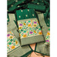 Graceful Women's Banarasi Silk Printed Unstitched Salwar Suit Material With Dupatta