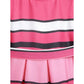 Funky Girl's Satin Striped Sleeveless Round Neck Dress