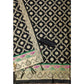 Attractive Women's Banarasi Silk Printed Unstitched Salwar Suit Material With Dupatta