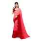 Precious Women's Georgette Solid Saree With Blouse Piece