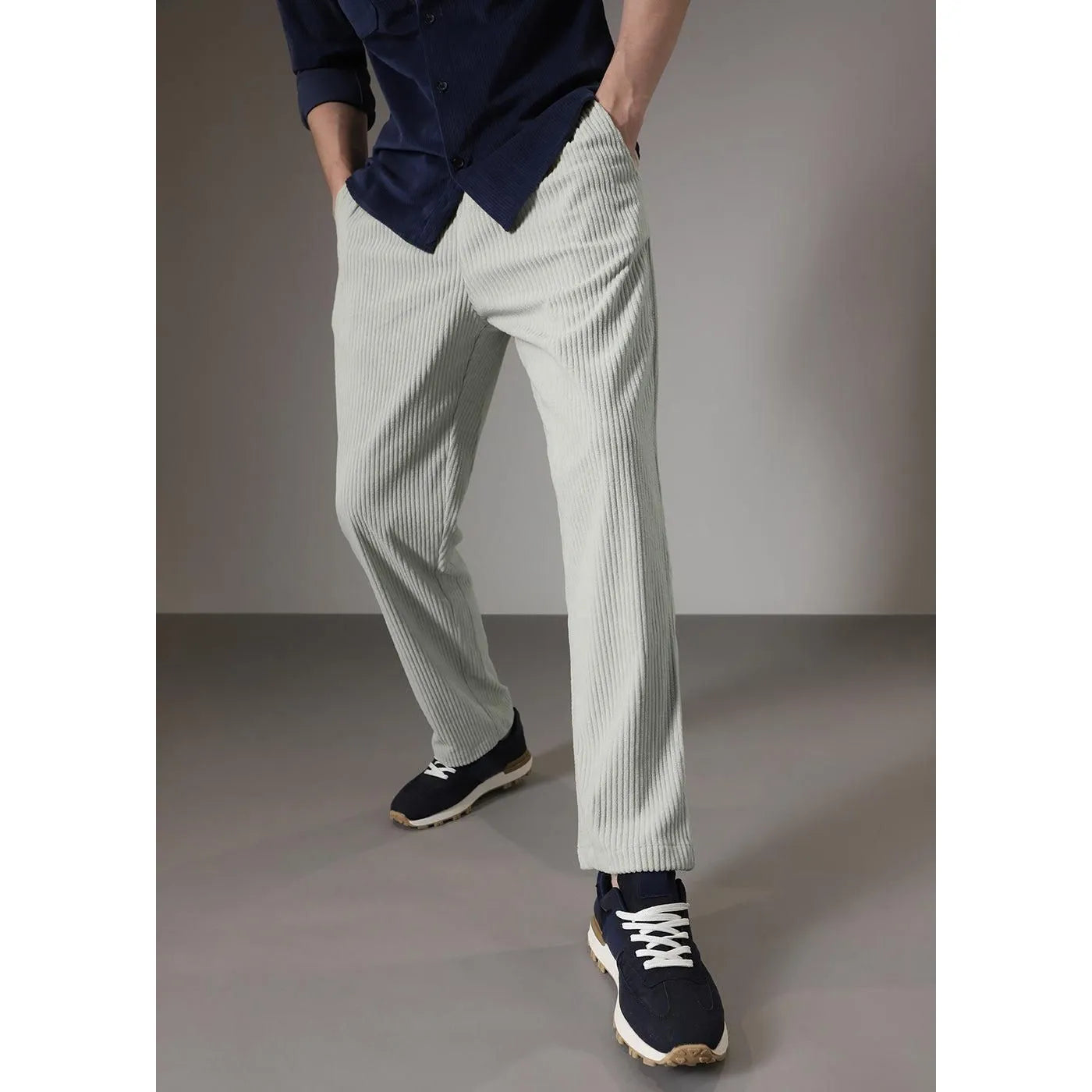 Combo of 2 Men's Caudray Fabric Stylish Pants