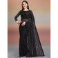 Contemporary Women's Net Self Design Saree With Blouse Piece