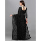 Contemporary Women's Net Self Design Saree With Blouse Piece