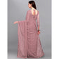 Contemporary Women's Net Self Design Saree With Blouse Piece