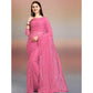 Contemporary Women's Net Self Design Saree With Blouse Piece