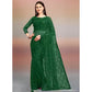 Contemporary Women's Net Self Design Saree With Blouse Piece