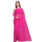 Contemporary Women's Net Self Design Saree With Blouse Piece