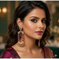 Appealing Women's Zinc Alloy Gold Plated Chandbali Earrings