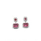 Wonderful Women's Brass Silver Plated Drop Earrings