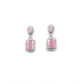Wonderful Women's Brass Silver Plated Drop Earrings