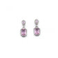 Wonderful Women's Brass Silver Plated Drop Earrings