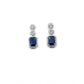 Wonderful Women's Brass Silver Plated Drop Earrings