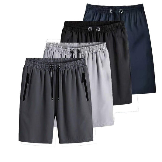 Combo of 4 Men's Stretchable Cotton Shorts