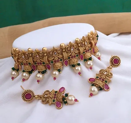 Traditional Copper Plated Jewellery Set