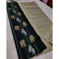 Astonishing Women's Litchi silk Printed Saree With Unstitched Blouse