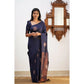 Astonishing Women's Litchi silk Printed Saree With Unstitched Blouse