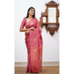 Astonishing Women's Litchi silk Printed Saree With Unstitched Blouse
