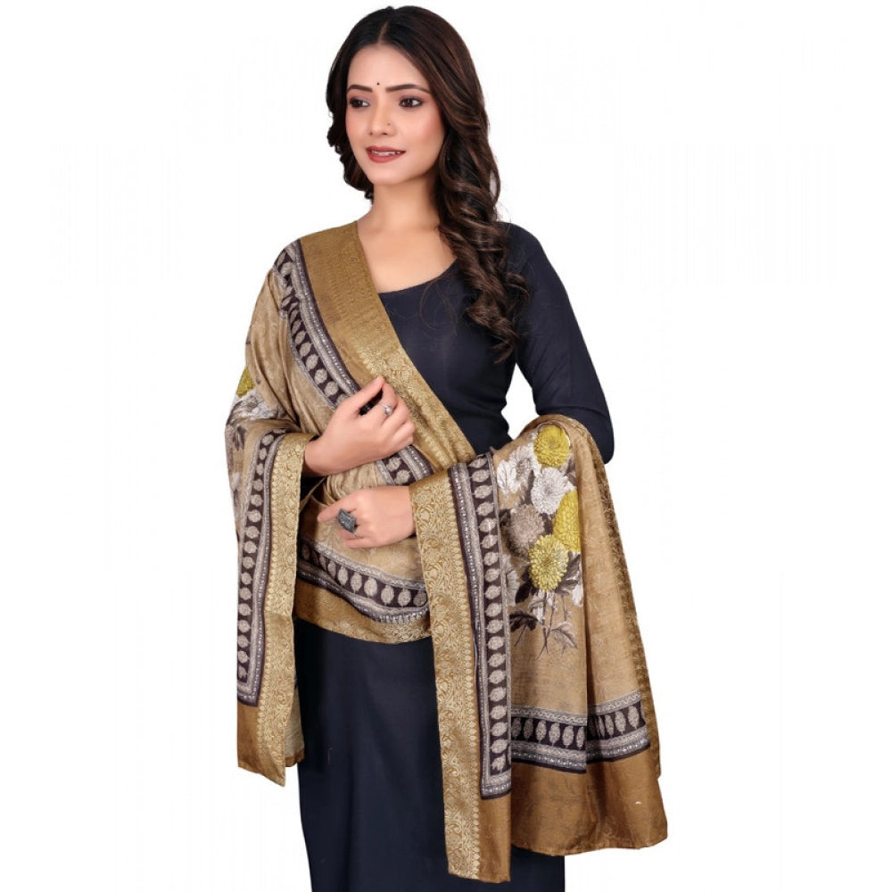 Contemporary Women's Chanderi Silk Printed Dupatta