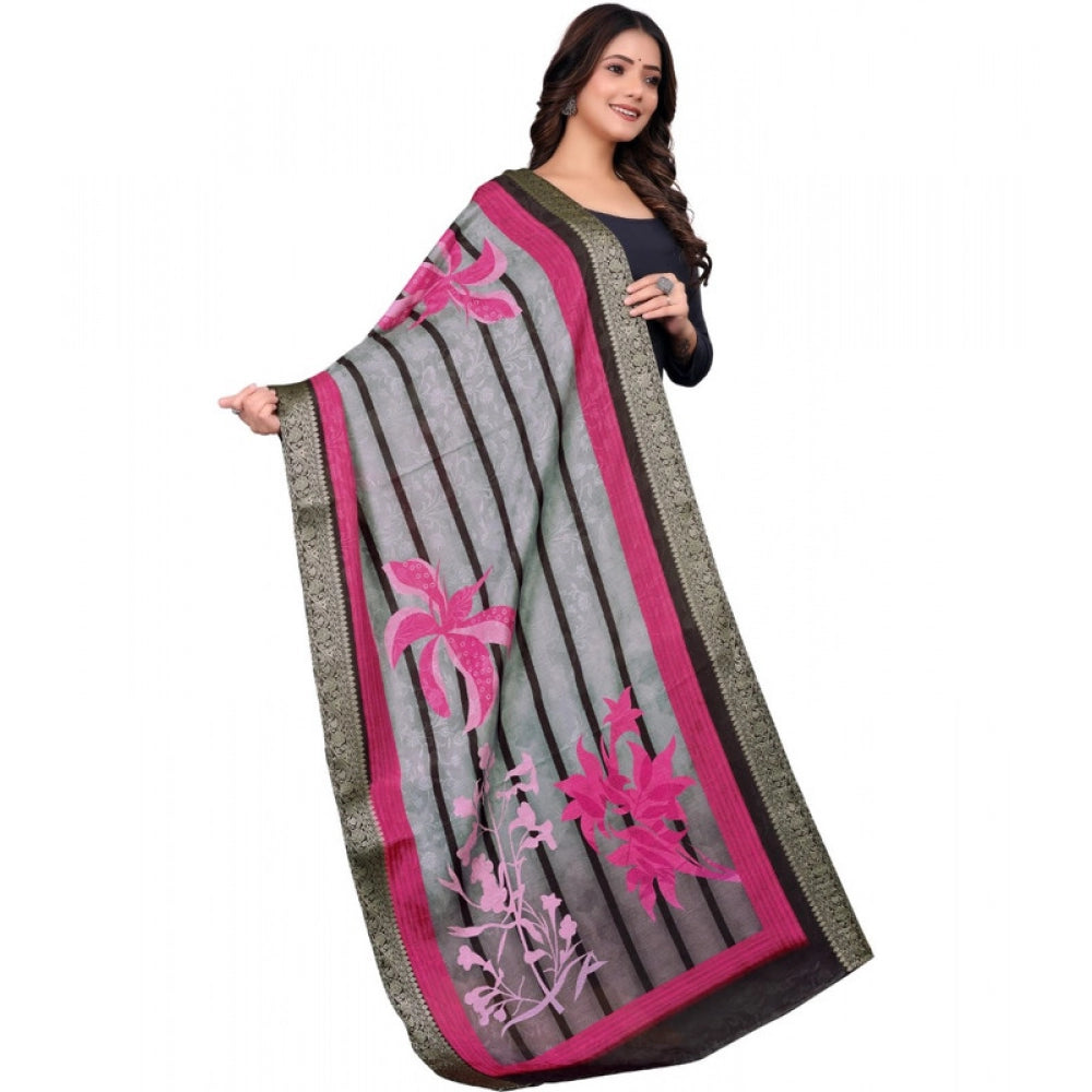 Contemporary Women's Chanderi Silk Printed Dupatta