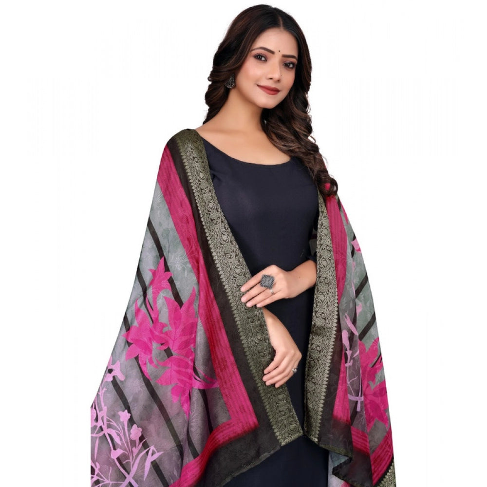 Contemporary Women's Chanderi Silk Printed Dupatta
