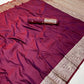 Pure Soft Banarasi Silk Galla Pallu Saree