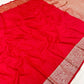 Pure Soft Banarasi Silk Galla Pallu Saree
