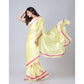 Elegant Kaftan Style Soft Crepe Silk Printed Ready To Wear Saree With Blouse Piece