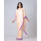 Elegant Kaftan Style Soft Crepe Silk Printed Ready To Wear Saree With Blouse Piece