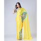 Elegant Kaftan Style Soft Crepe Silk Printed Ready To Wear Saree With Blouse Piece