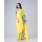 Elegant Kaftan Style Soft Crepe Silk Printed Ready To Wear Saree With Blouse Piece