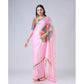 Elegant Kaftan Style Soft Crepe Silk Printed Ready To Wear Saree With Blouse Piece