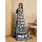 Glorious Women's Silk Blend Printed Saree With Blouse Piece