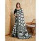 Glorious Women's Silk Blend Printed Saree With Blouse Piece