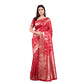 Sophisticated Women's Banarasi Silk Printed Saree With Blouse Piece