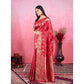 Sophisticated Women's Banarasi Silk Printed Saree With Blouse Piece
