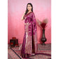 Sophisticated Women's Banarasi Silk Printed Saree With Blouse Piece