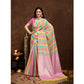 Superb Women's Cotton Blended Printed Saree With Blouse Piece
