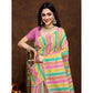 Superb Women's Cotton Blended Printed Saree With Blouse Piece
