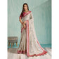 Tremendous Women's Silk Blend Printed Saree With Blouse Piece
