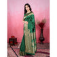 Sophisticated Women's Banarasi Silk Printed Saree With Blouse Piece
